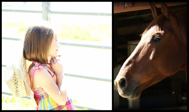 She loves horses...