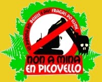 Non a mina de andalucita en pico vello