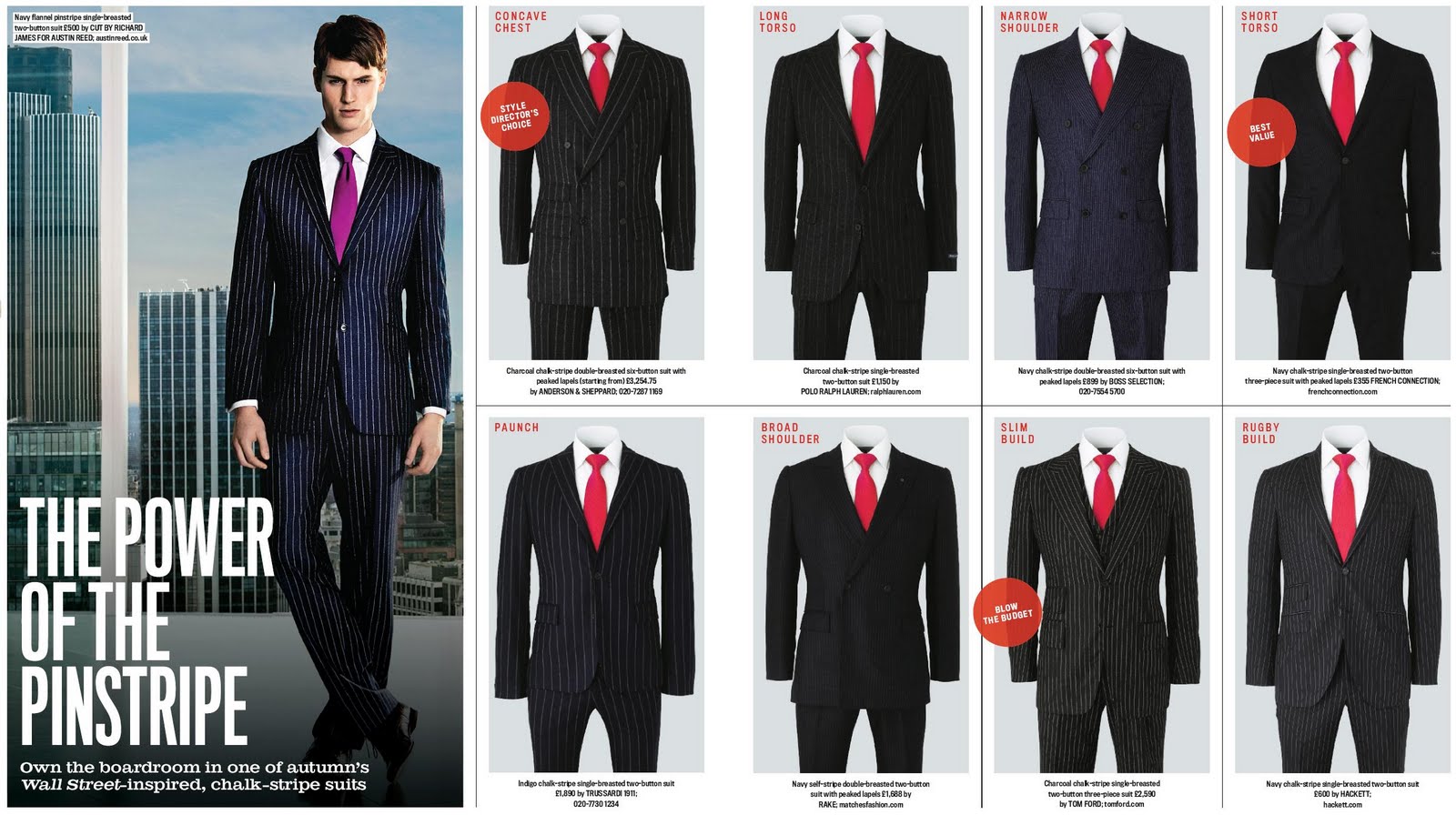 Style: Pinstripe Suit