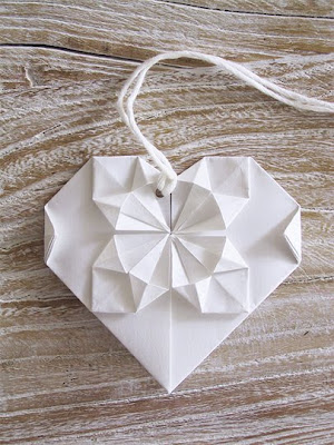 Paper Origami Hearts
