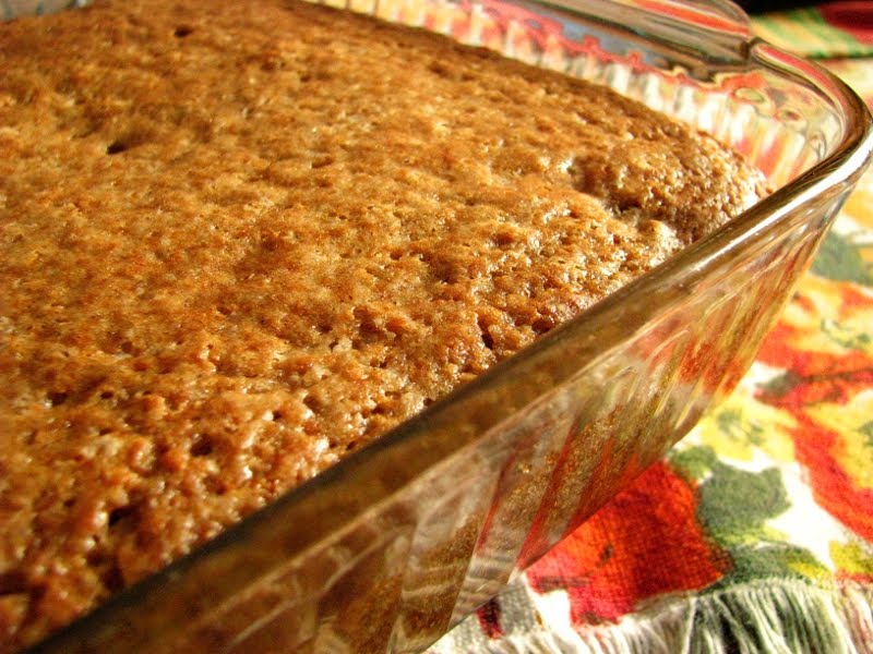 CakeWalk Applesauce Cake, a.k.a. Spanish Bar Cake.