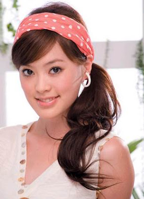 New Cute Cool Asian Summer Hairstyle  2010