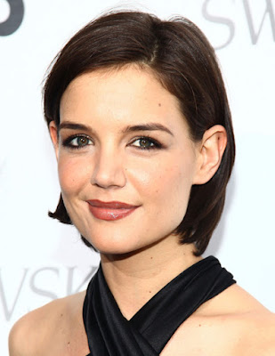 katie holmes bob bangs. Katie Holmes Short Pixie Bob