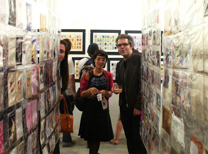 PRESENTACION DE SELLOS POSTALES EN LA BARRACA VORTICISTA