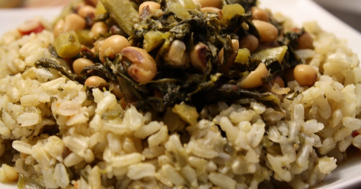 Vegan Dance if you want to.: Black eyed peas and collard greens for the new year
