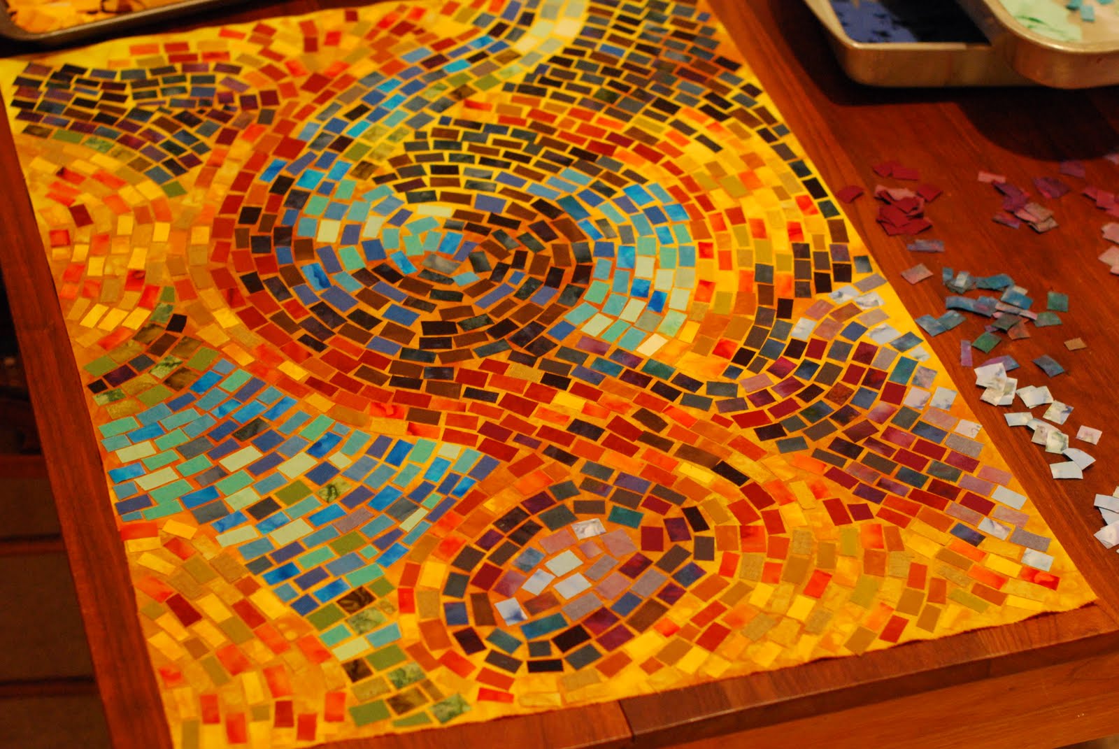 1000+ images about Fabric Mosaic on Pinterest Mosaics, Fabrics and