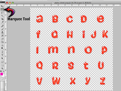 Dotted Line Letters