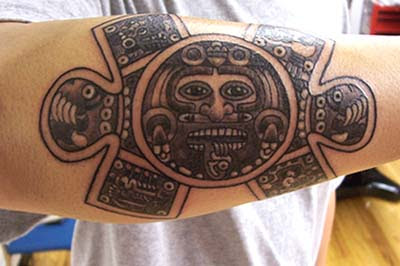 Aztec Tattoos on Aztec Tattoos