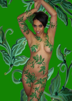 Floral Body Painting