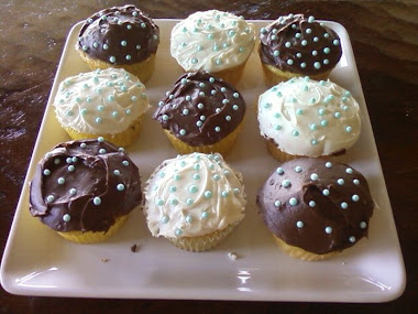 raindrop cupcakes