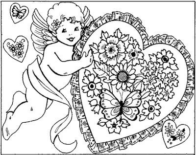 cool love heart drawings. Love Heart Coloring Pages