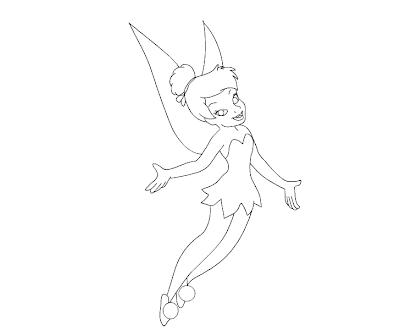 tinkerbell coloring pages tinkerbell coloring pages