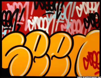 graffiti bubble letters