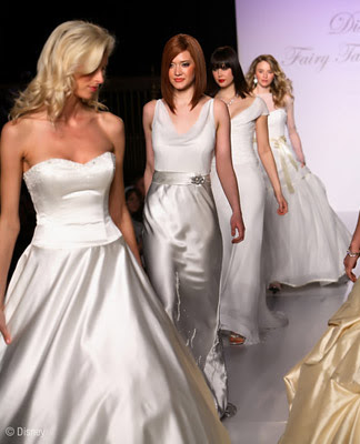 Fashion show from the Disney Wedding Dresses Collection