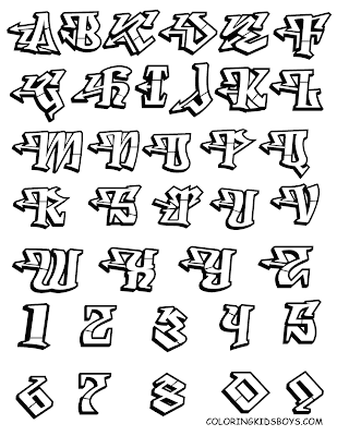 Graffiti Letter Alphabet and Number Posted by dhul at 1029 AM 0 comments