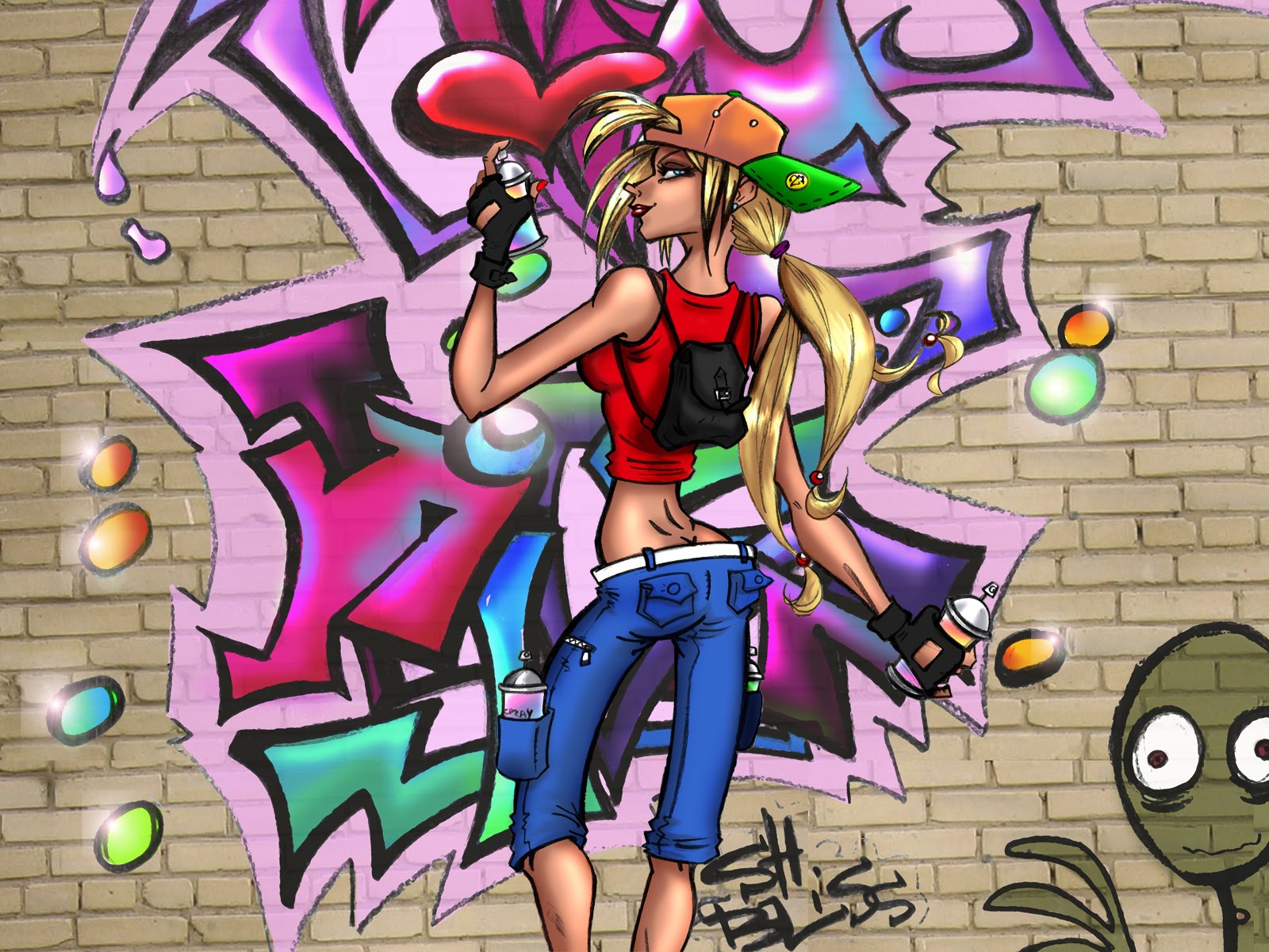 Graffiti Wallpaper For Girls