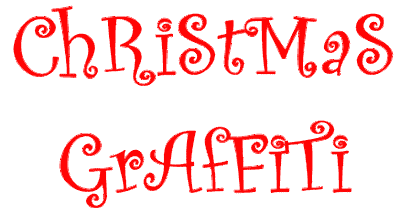 Christmas graffiti,graffiti letters