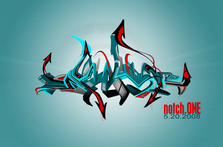 hen866cuq: 3d graffiti wallpapers