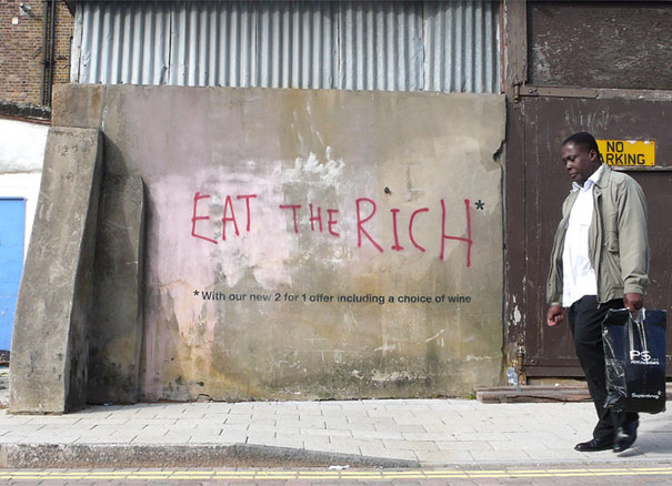 banksy graffiti artwork. Banksy Graffiti quot; Eat the