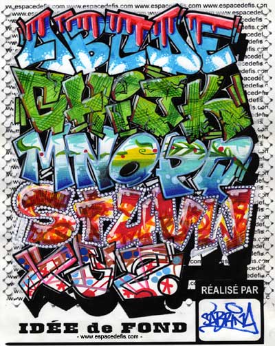 abecedario de graffiti. 2011 Graffiti Alphabet