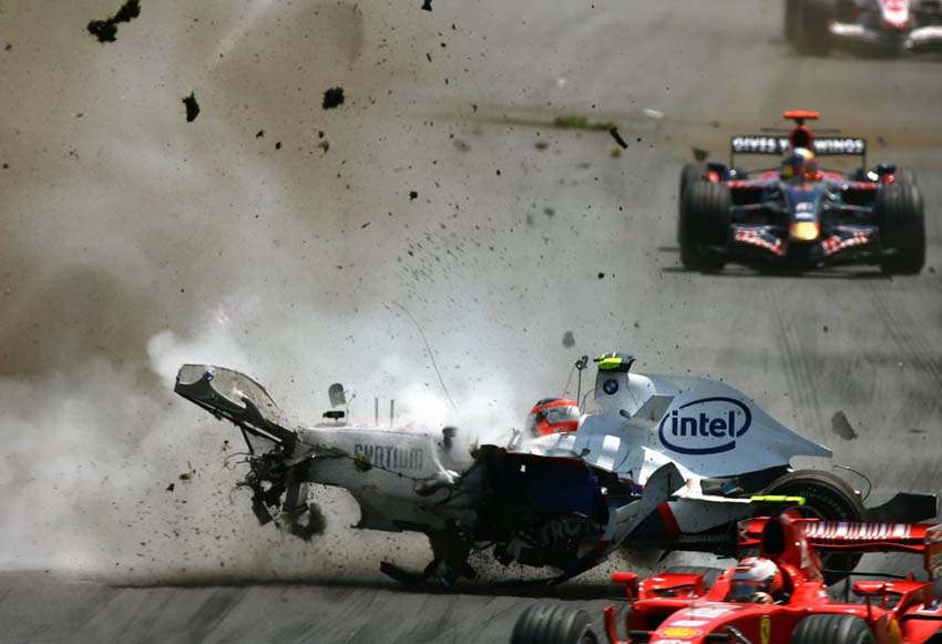 Formula 1 Accidente de Robert Kubica en el GP de Canada 2007