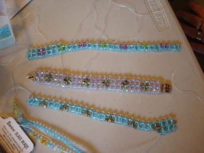 bracelets in progress