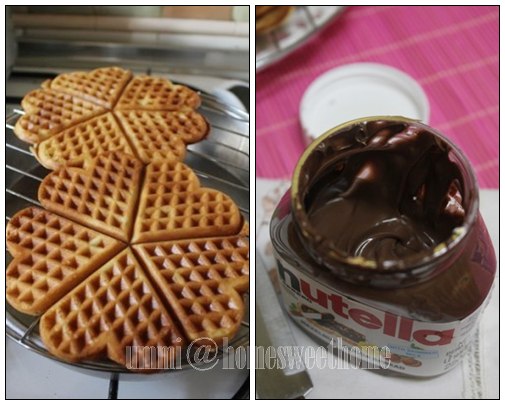 Home Sweet Home Nutella Waffle