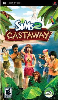 Categoria playstation psp, Capa Download The Sims 2: Castaway (Free) (PSP) 