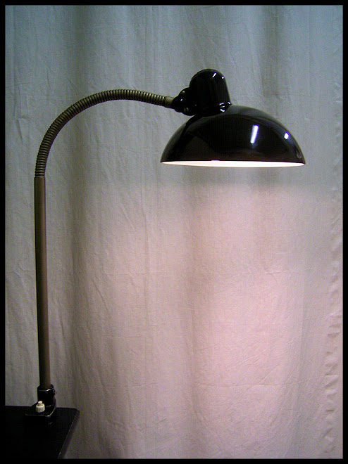 BAUHAUS DESK LAMP - Circa: 1930 - Design: Chistian Dell - Edited By KAISER IDELL - SOLD