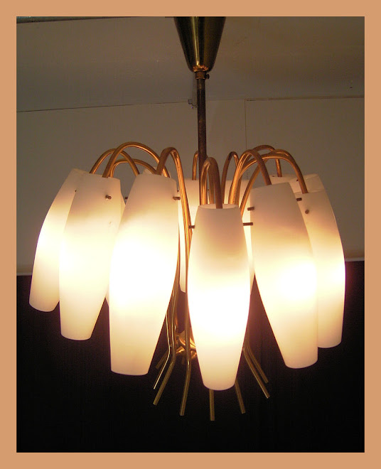 CEILING LIGHT - 12 SHADES - CIRCA 1950 France - Price: SOLD