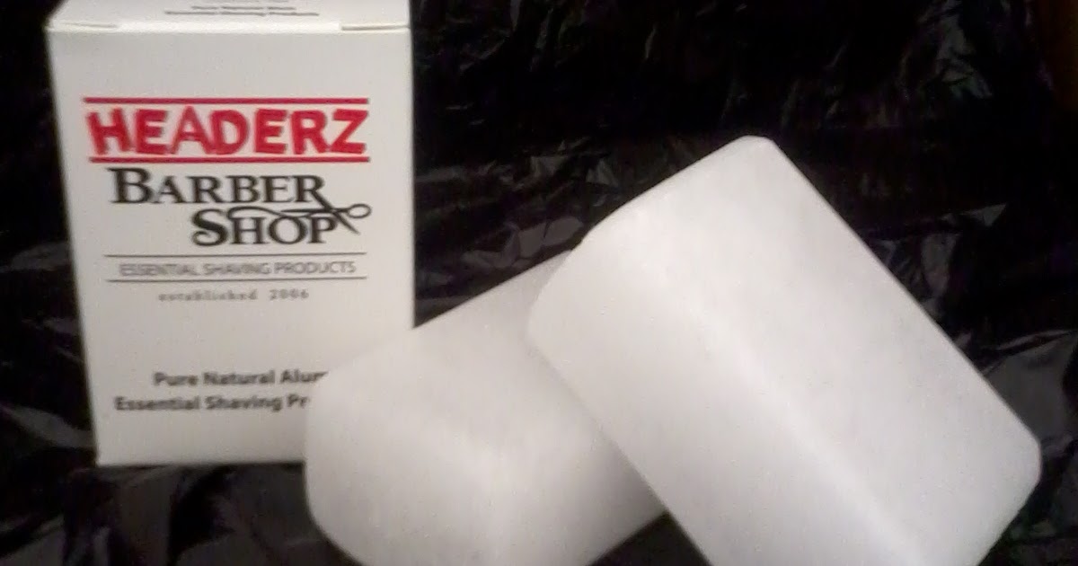 In The Barber's Chair Alum Block (75g) Potassium Alum AfterShave Block