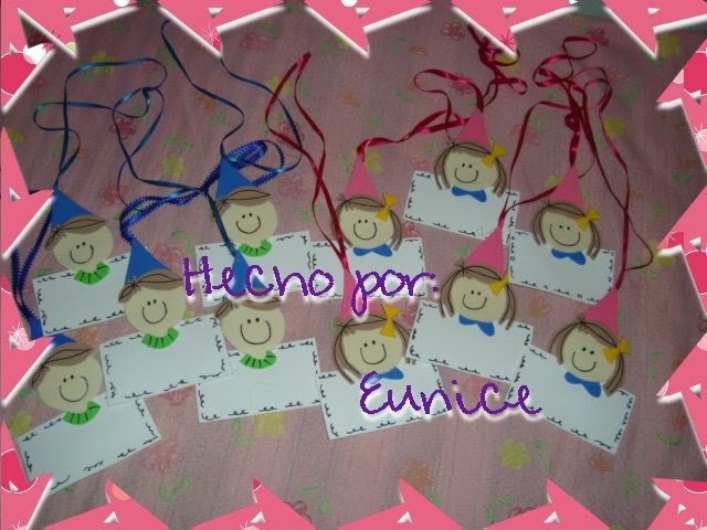 Moldes para Todo: ** Gaffettes/Distintivos para los niños