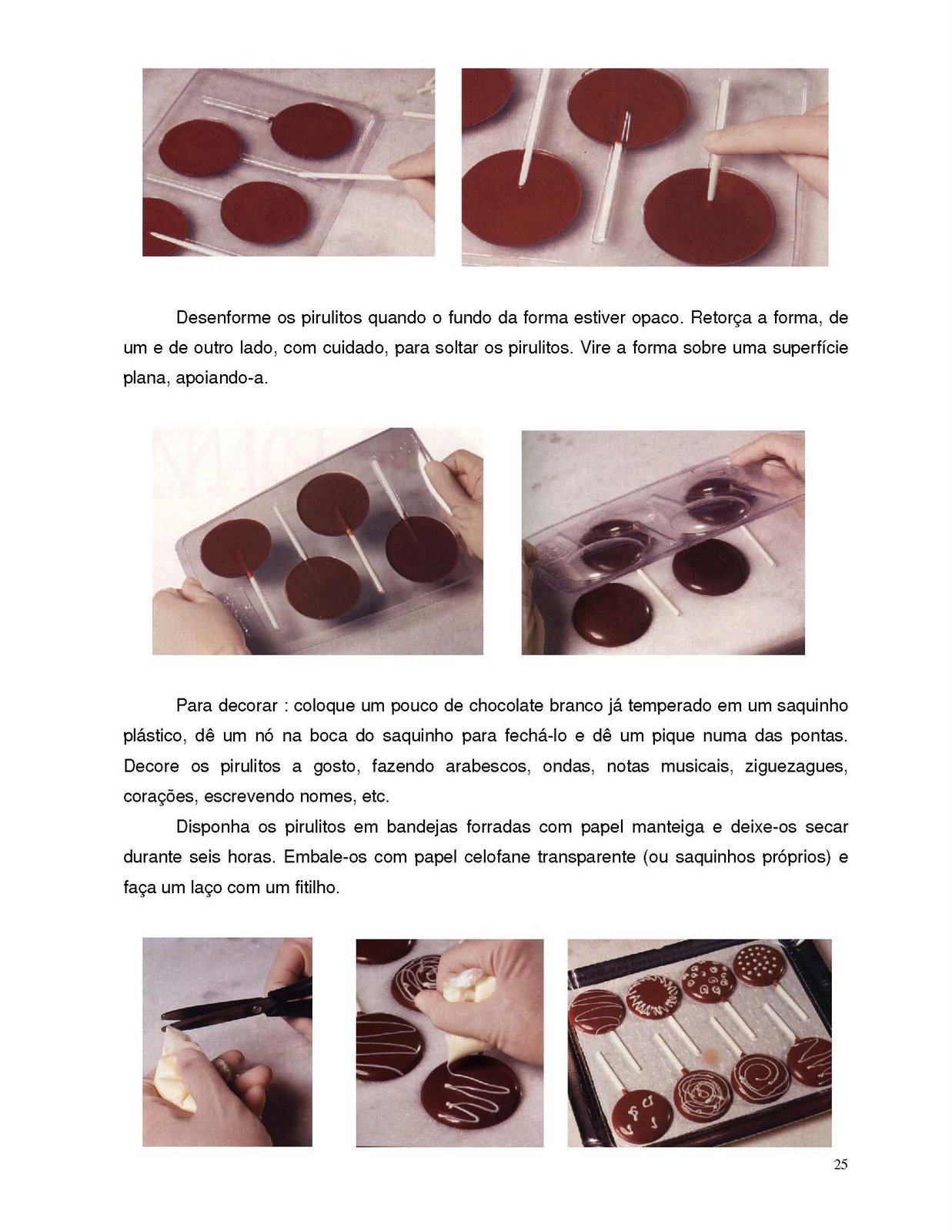 Paletas de Chocolate