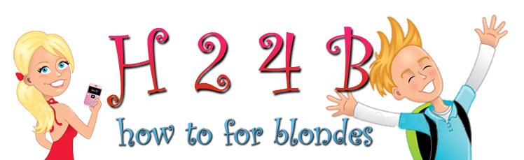 HOW TO FOR BLONDS