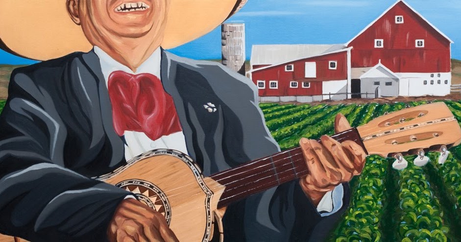 Johnny King Art El Mariachi Oil Painting