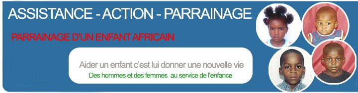 PARRAINAGE D'UN ENFANT AFRICAIN