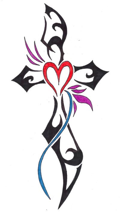 Celtic Tribal Cross Tattoo on Have A Looks At These Pictures