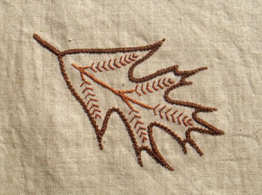 Materialistic jacobean leaves embroidery pattern 3 of 8 Materialistic jacobean leaves embroidery pattern 3 of 8
