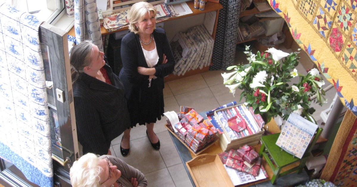 dutch quilt cat quilt shop in Amsterdam.