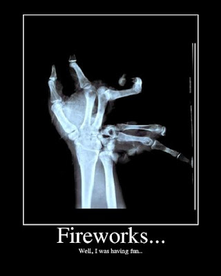 Fireworks Demotivational Poster
