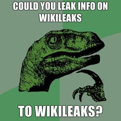 Wikileaks Philosoraptor