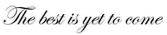 eccamarshh The Best Is Yet To Come