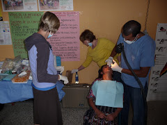 Our awesome dental team at work