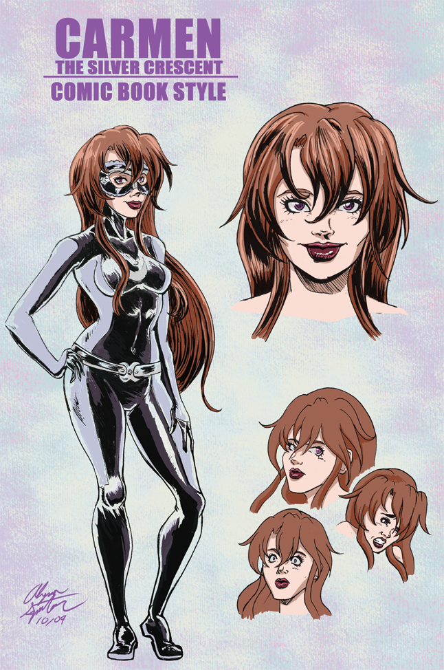 Alyssa Spector S Artblog Carmen Character Designs And Pinups