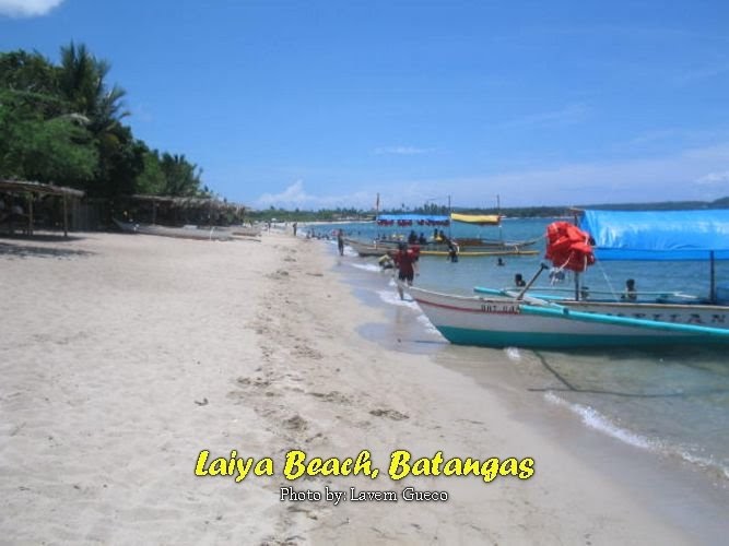 Beach in Laiya, Batangas Philippine Travel Tour