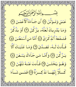 Berbagi Pengetahuan Tafsir Surah Abasa Ayat 1 10