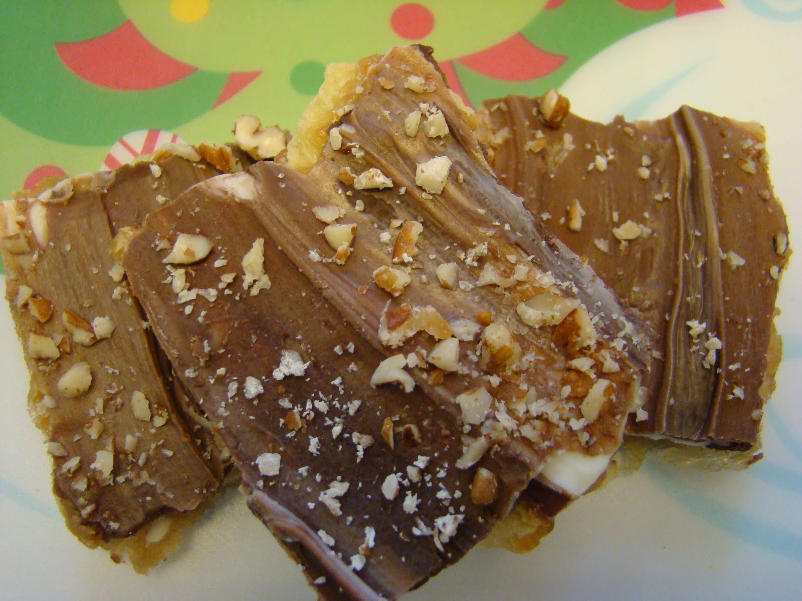 Sweet Pea's Savory Favorites Pine Bark Christmas Candy