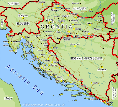 Map Bosnia