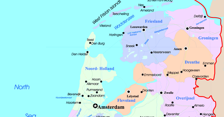HOLANDA: Geografia