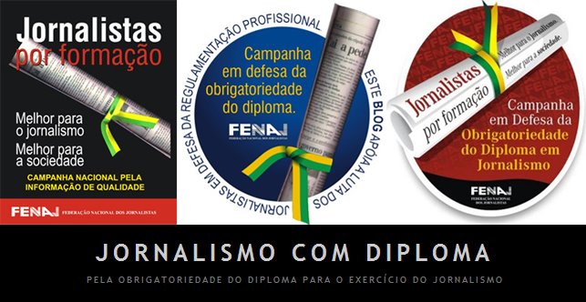 JORNALISMO COM DIPLOMA